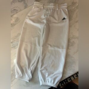 Adidas white baseball pants